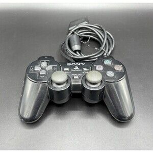 Sony PlayStation 2 Controller Black / Tested / OEM